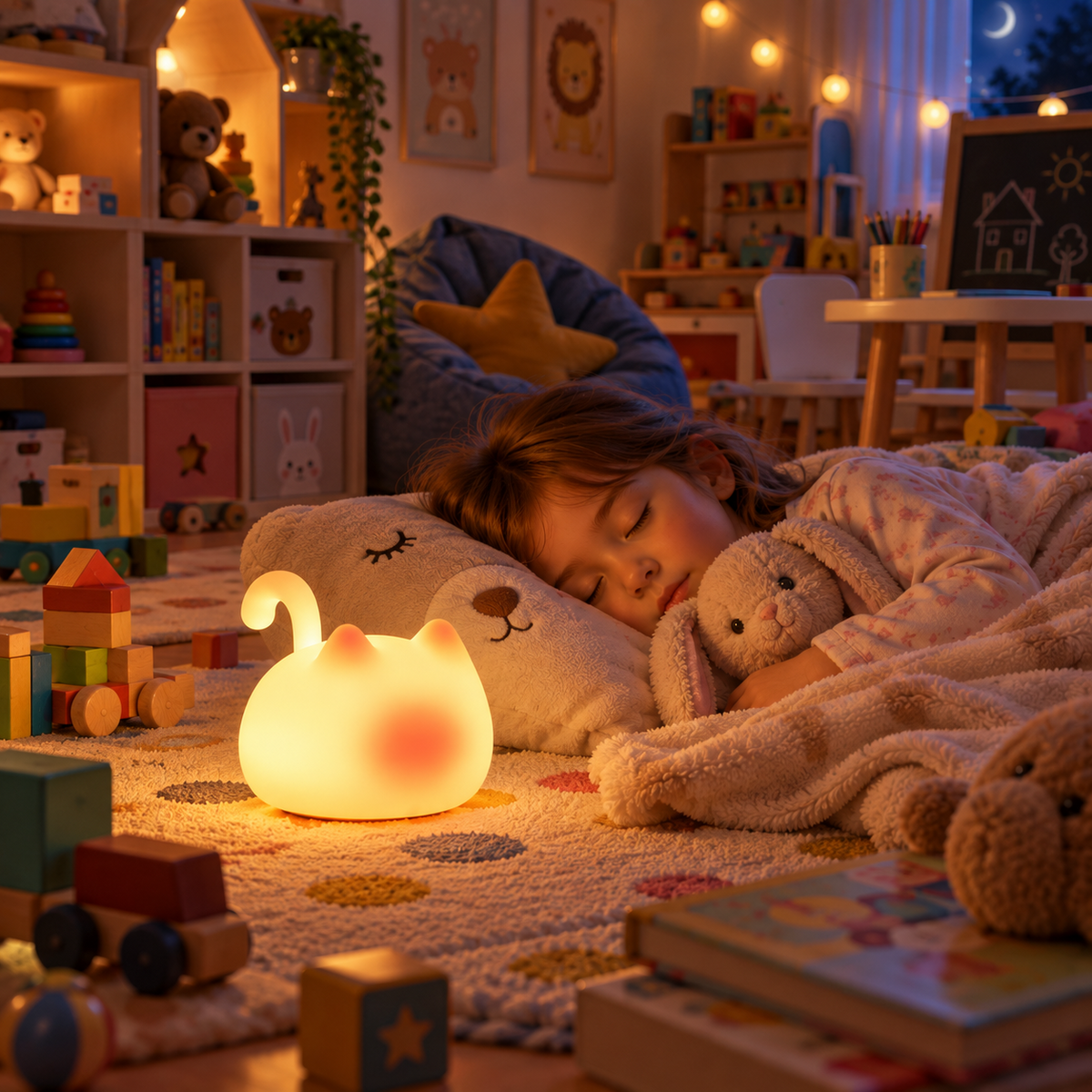 Veilleuse Chat LED Tactile