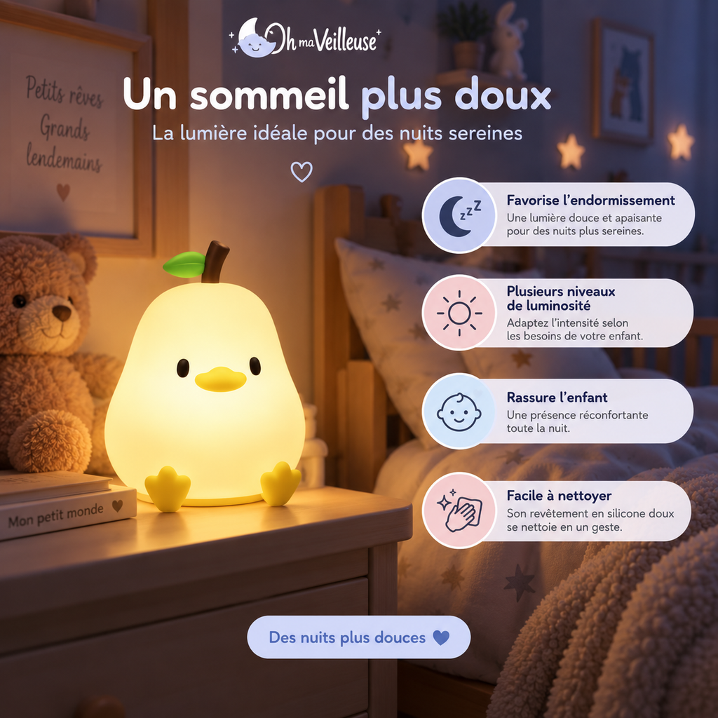Veilleuse Poire Canard