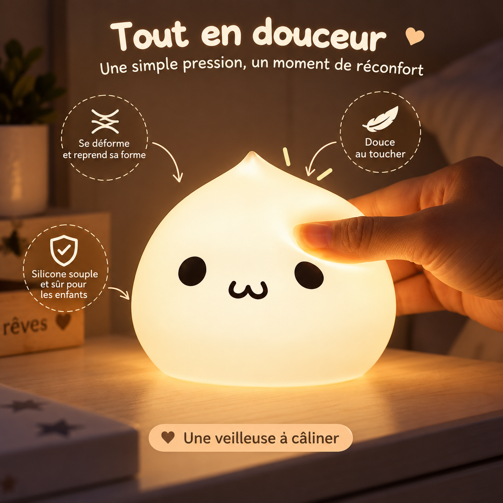 Veilleuse Boulette Vapeur Silicone
