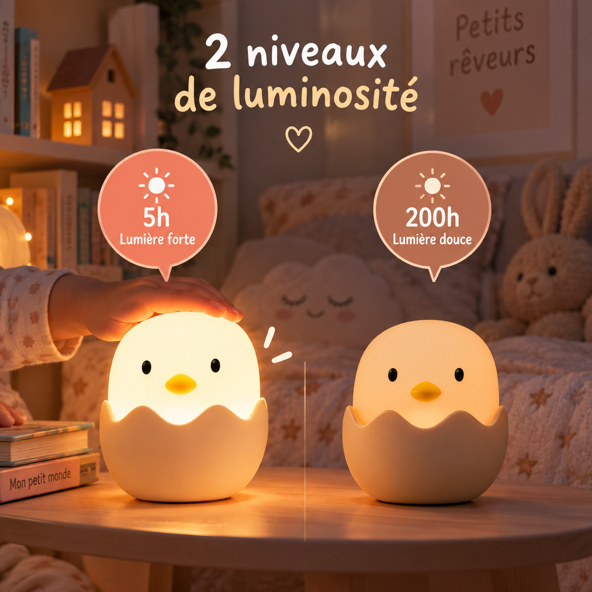 Veilleuse Canard pour Enfant avec Minuteur