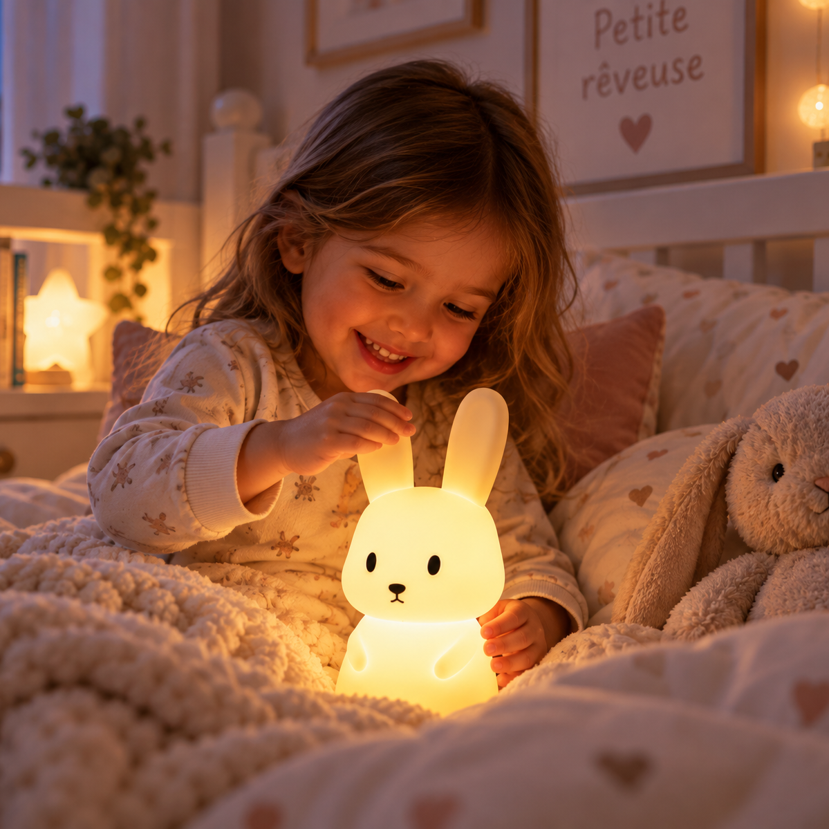 Veilleuse Lapin avec Minuterie