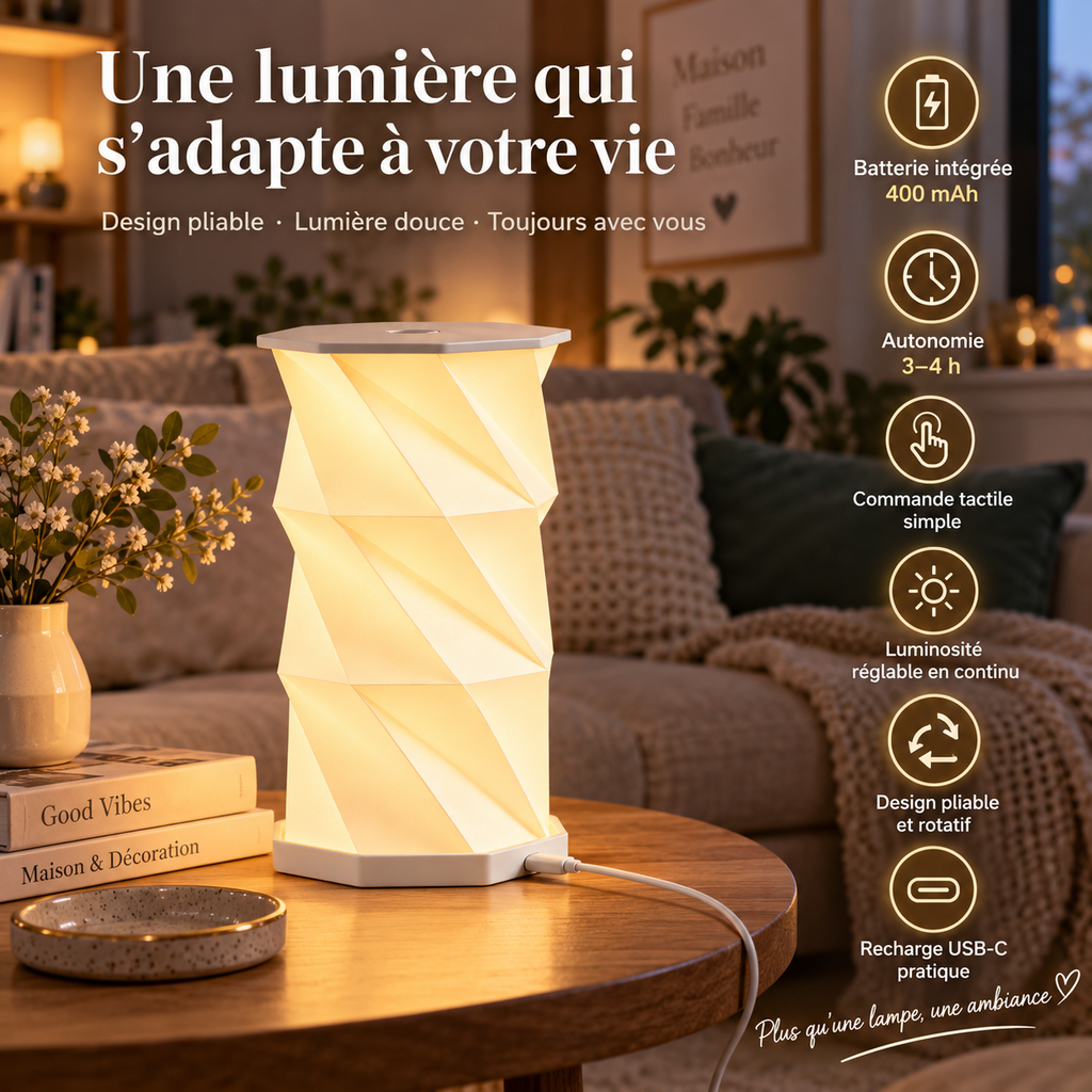 Mini Lampe Créative Rotative LED Tactile