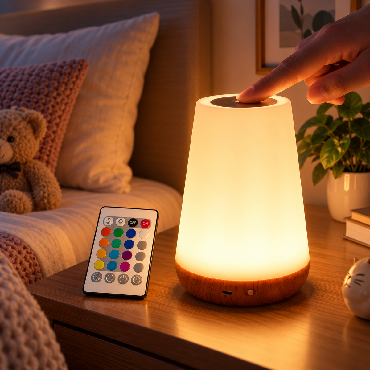 Veilleuse lampe 13 Couleurs Changeantes