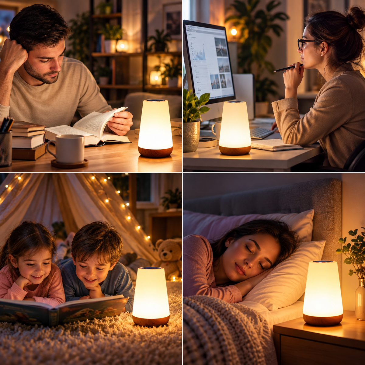 Veilleuse lampe 13 Couleurs Changeantes
