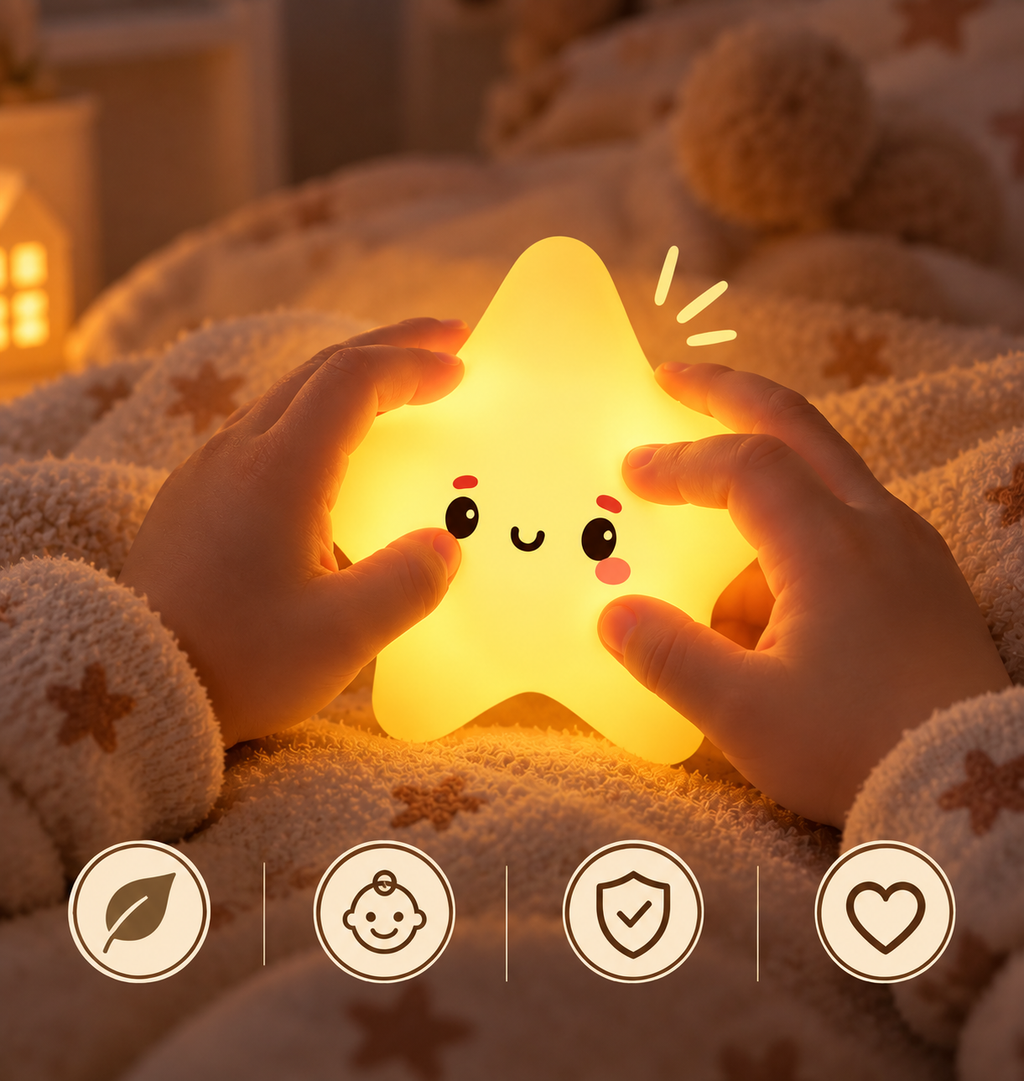 Veilleuse Murale Étoile tactile