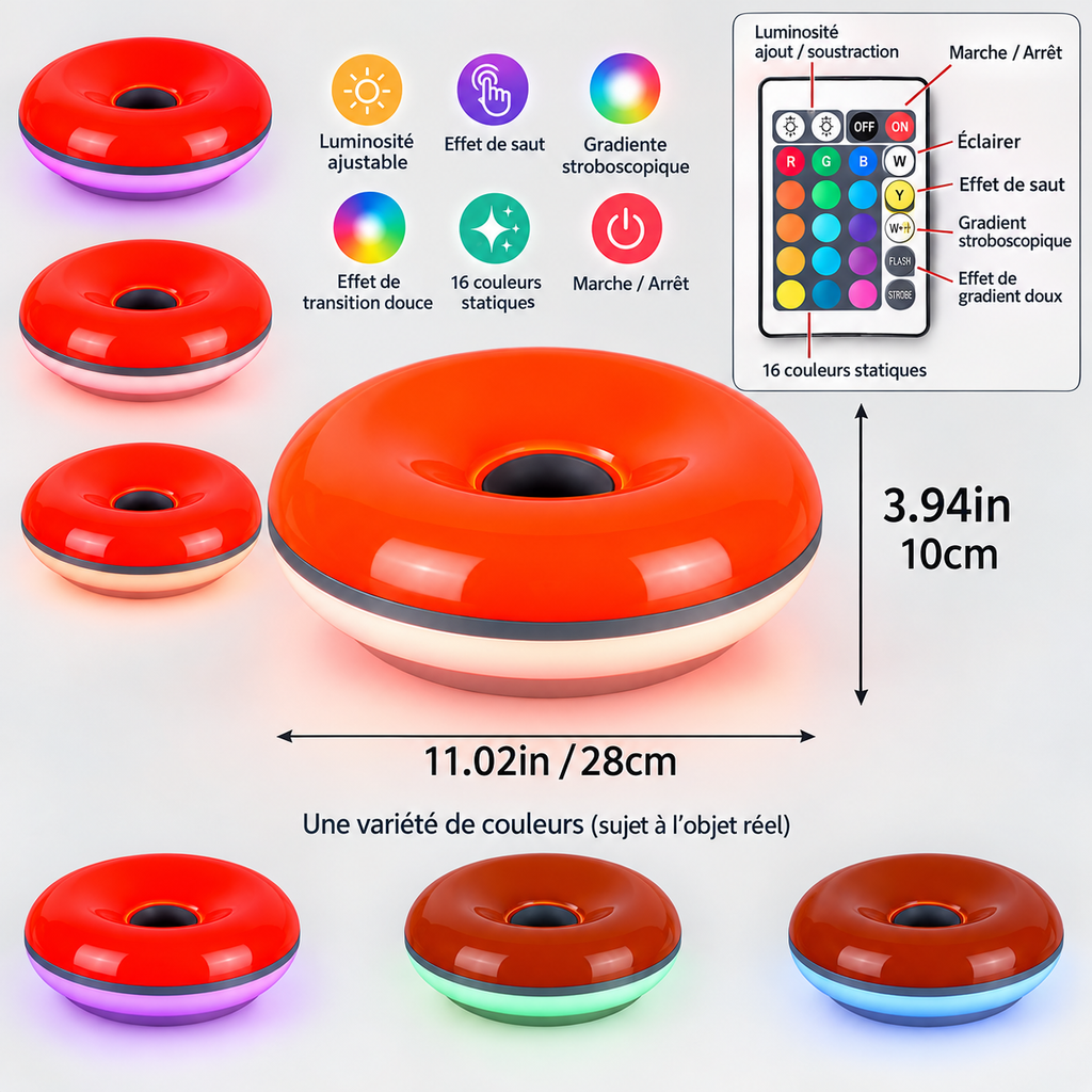 Lampe Donut Design Bauhaus