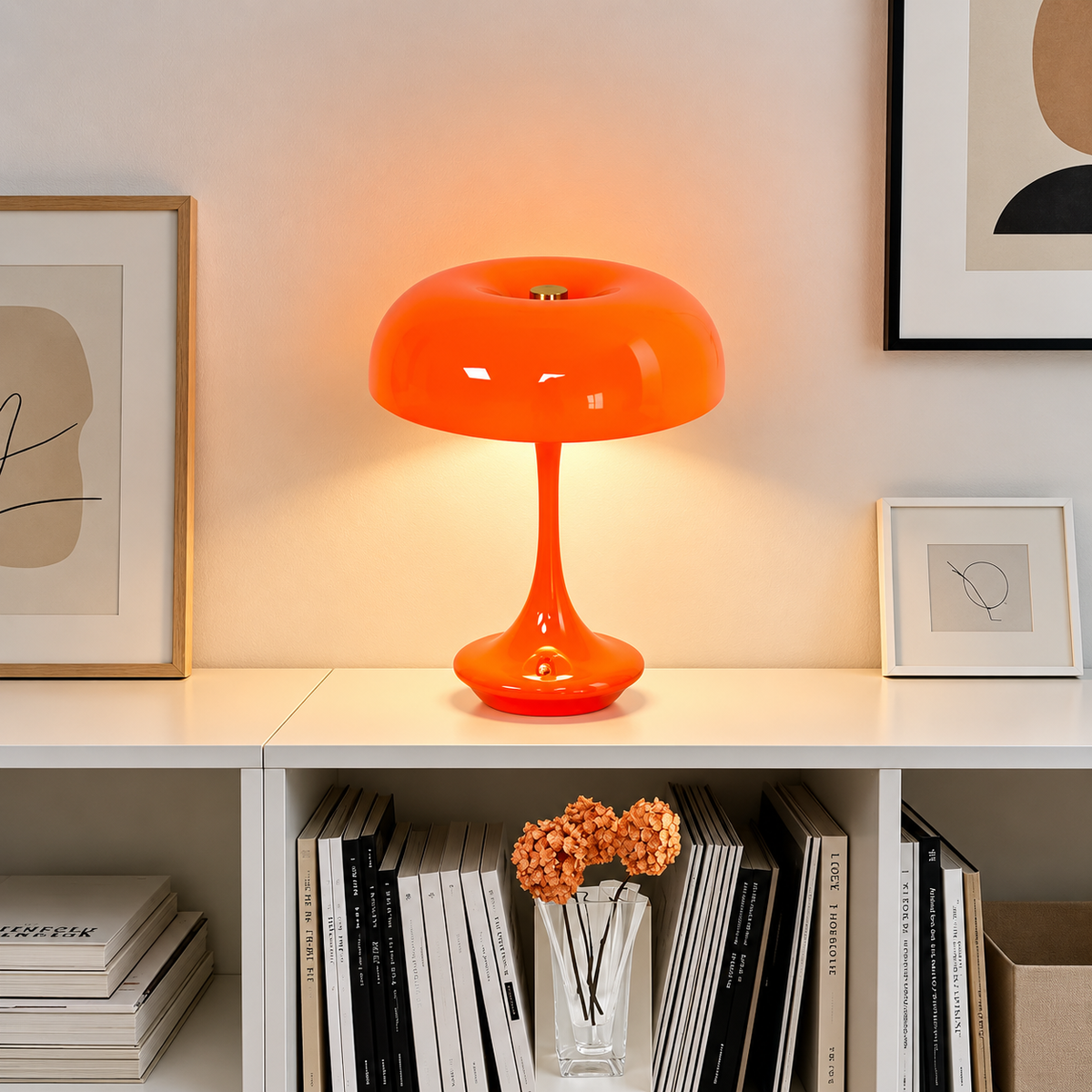 Veilleuse Champignon Orange
