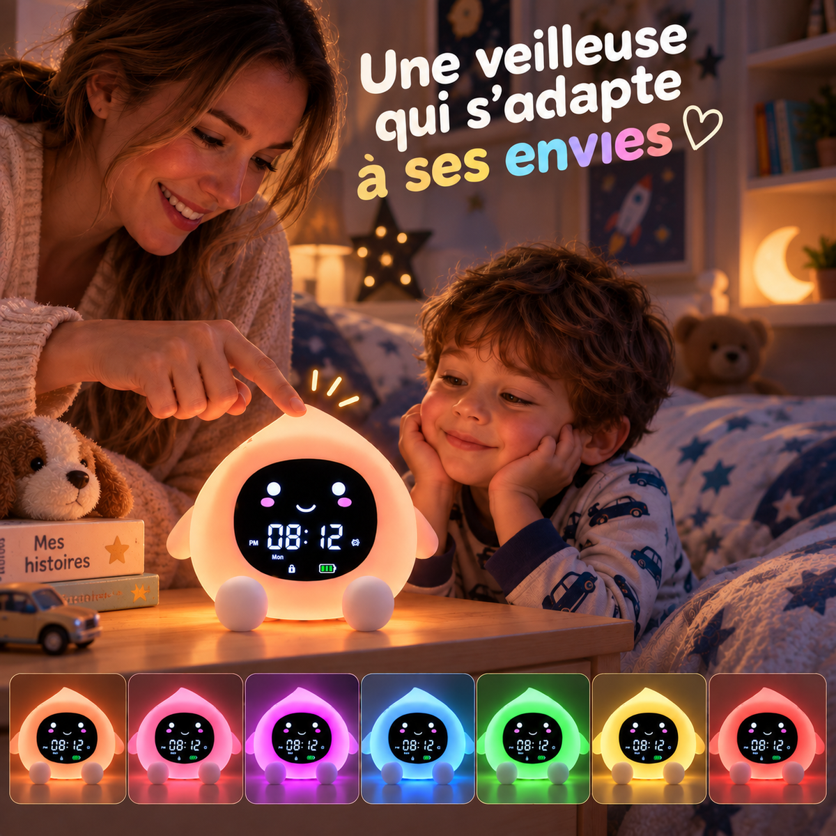 Réveil Éducatif Enfant Fruit