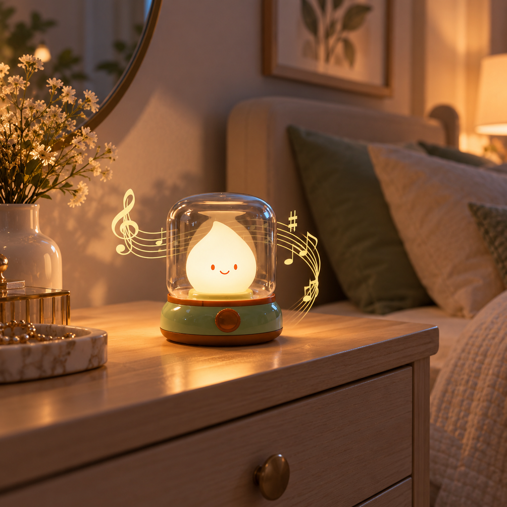 Veilleuse Bougie Flamme Bruit Blanc