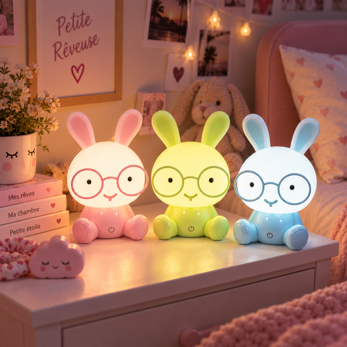 Veilleuse Lapin Tactile