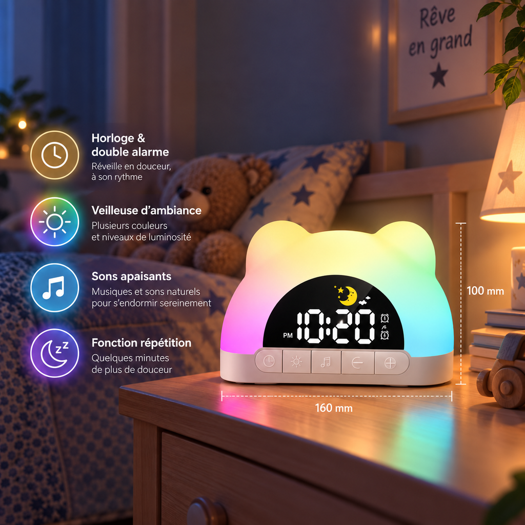 Réveil Ours Simulateur d'Aube