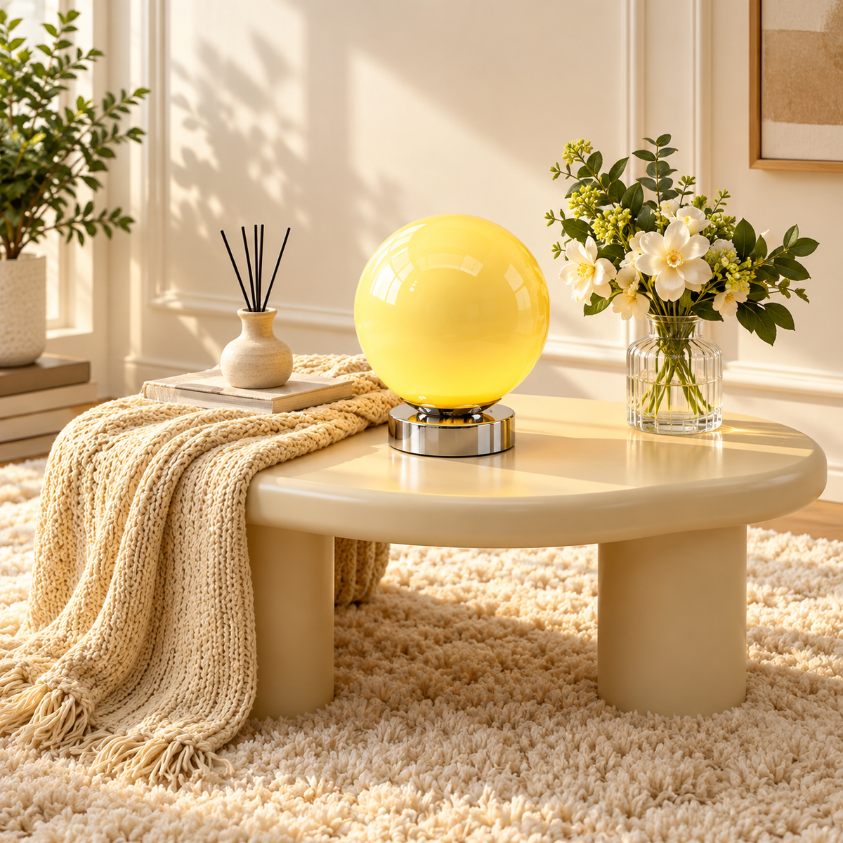 Veilleuse Lampe Verre Vitrail