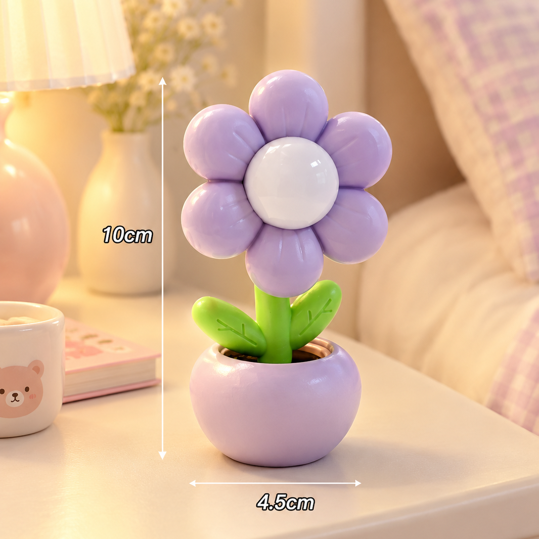 Mini Veilleuse Florale Pot