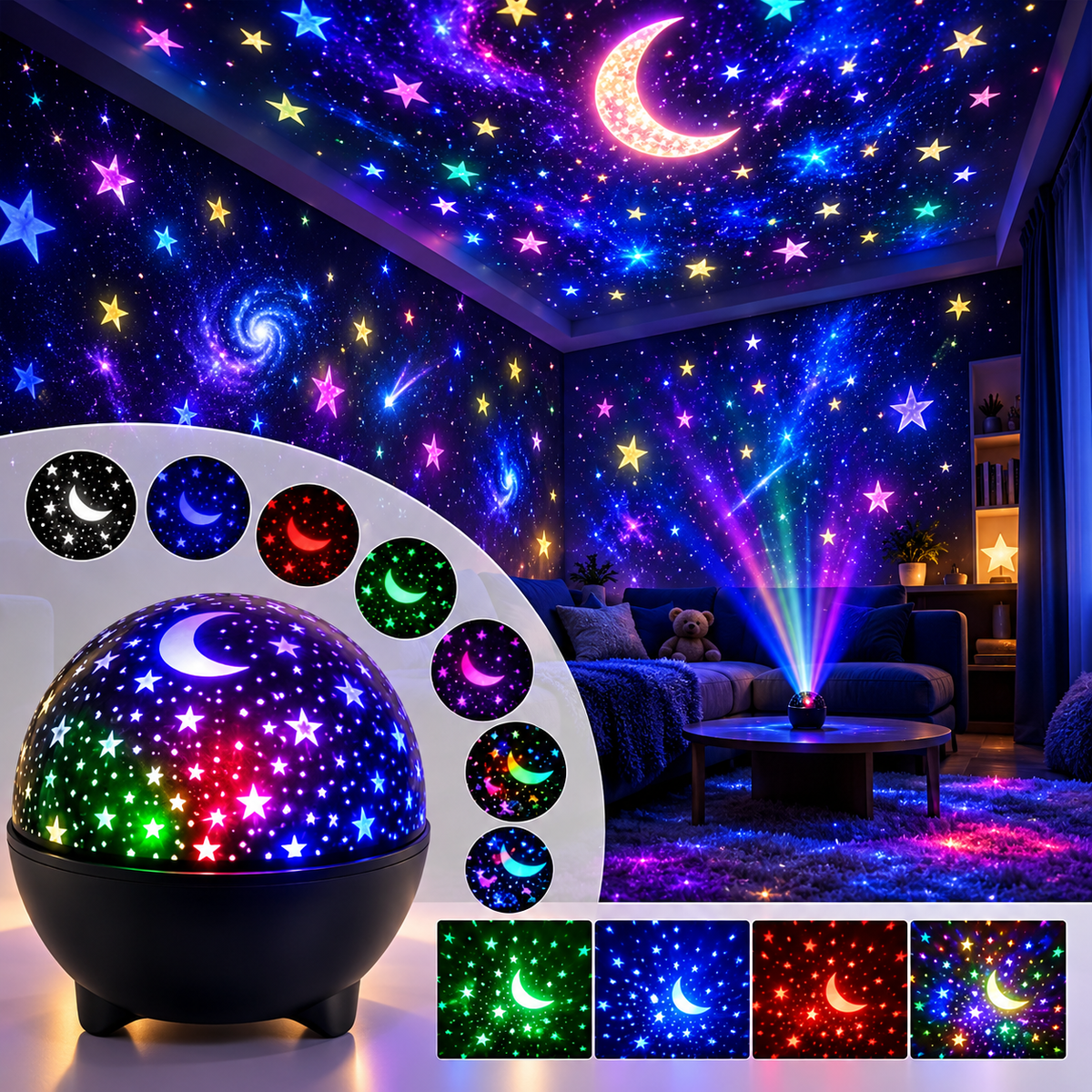 Projecteur Galaxie Ciel Étoilé