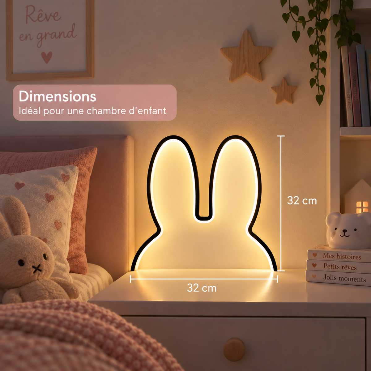 Applique Murale Lapin LED