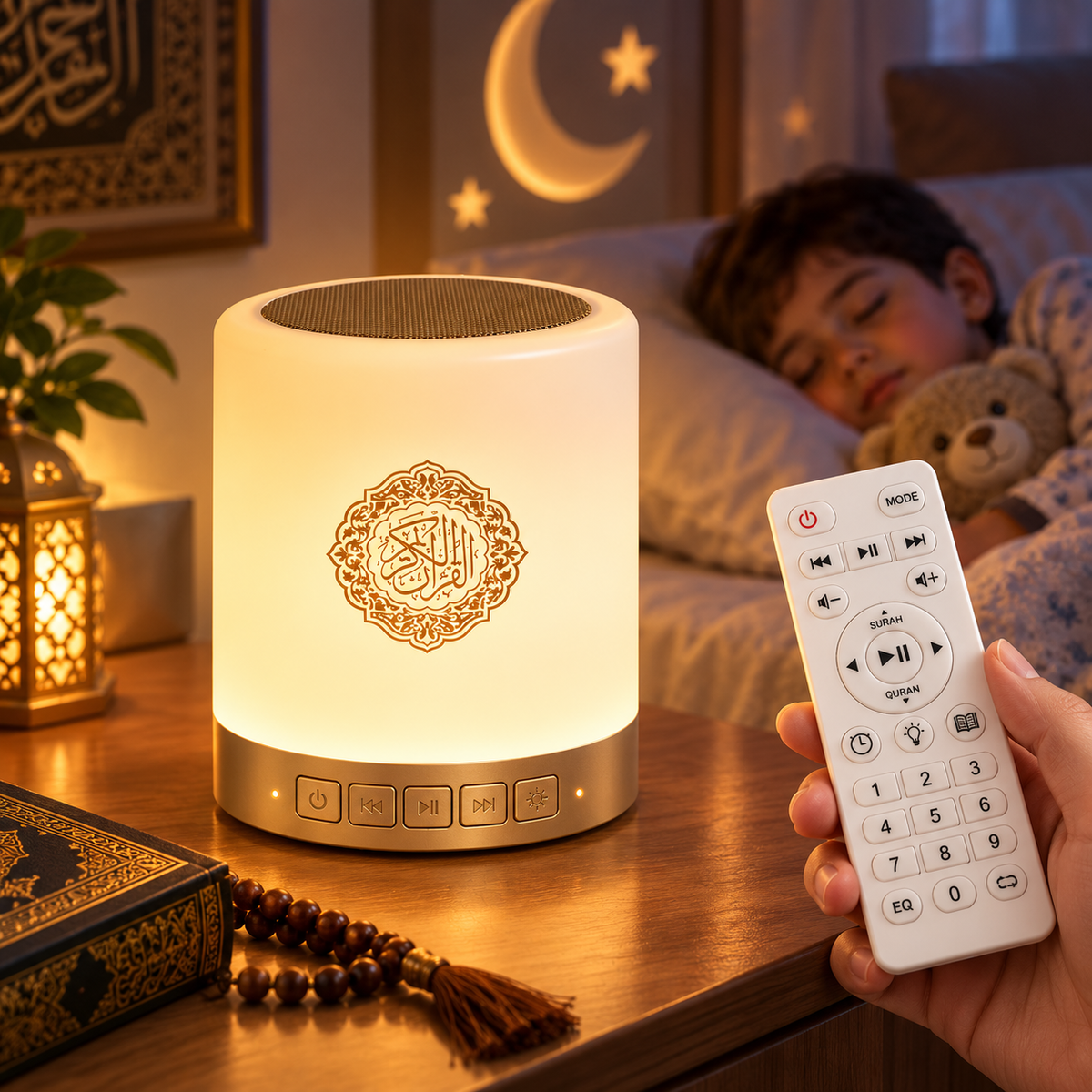 Veilleuse Coranique Bluetooth Télécommande