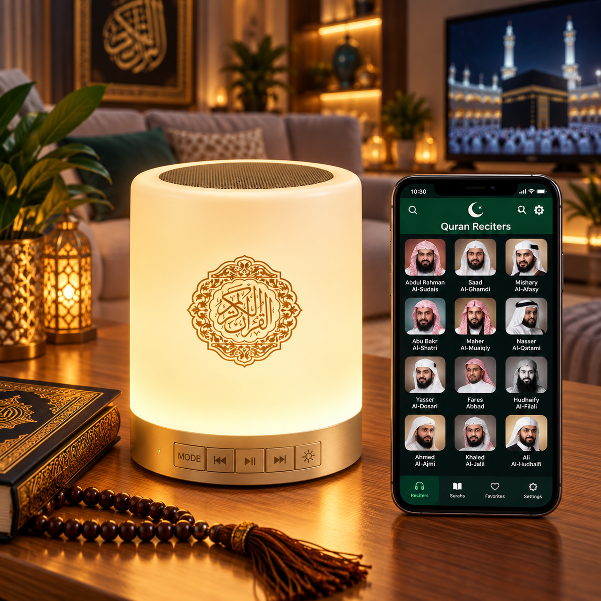 Veilleuse Coranique Bluetooth Télécommande