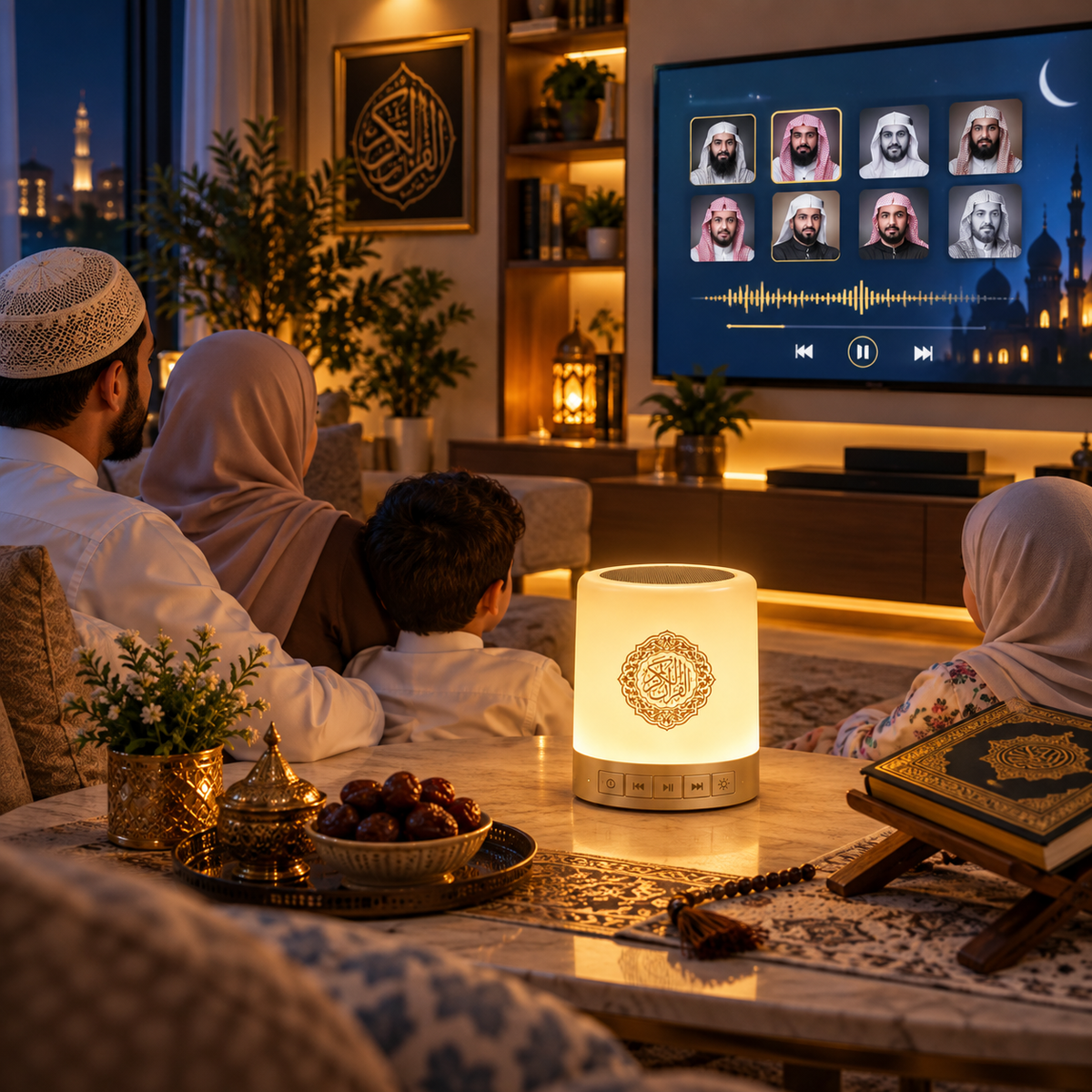 Veilleuse Coranique Bluetooth Télécommande