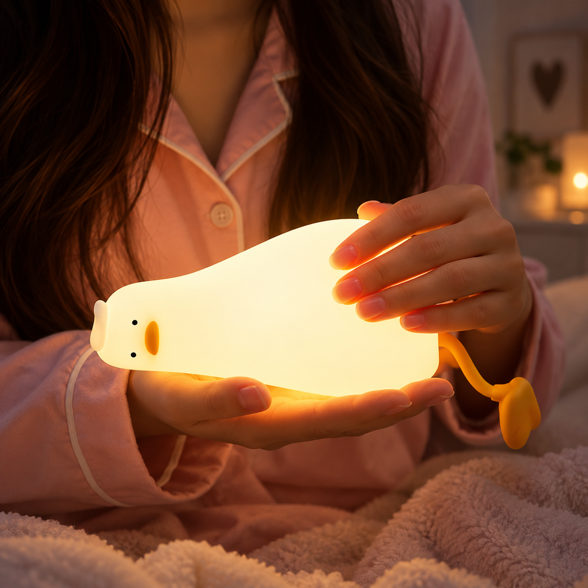 Veilleuse Canard Aplati