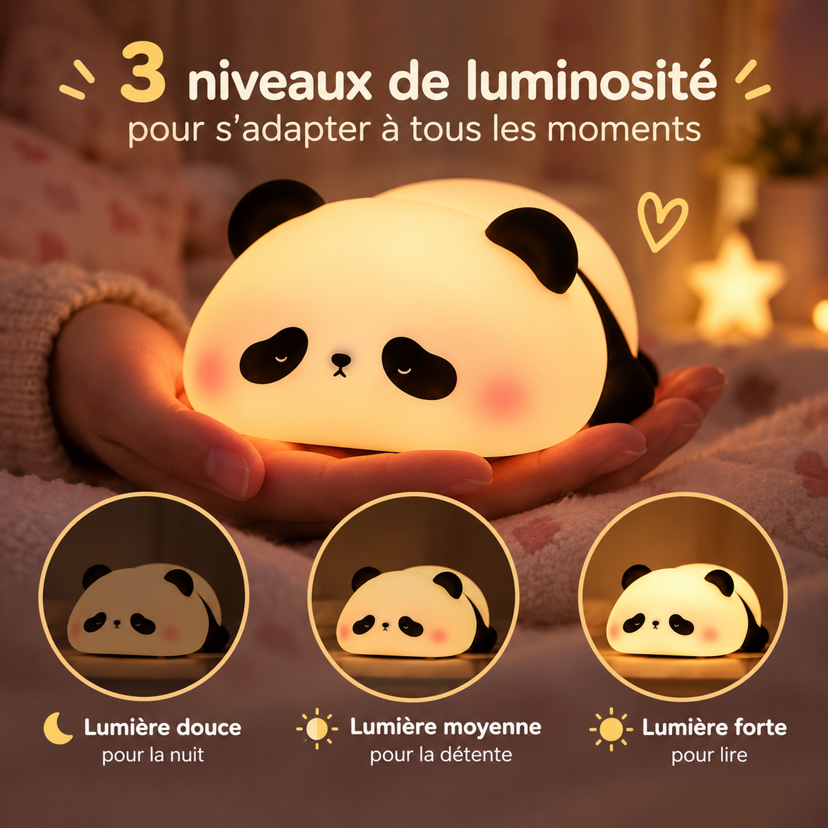Veilleuse Panda pour enfant