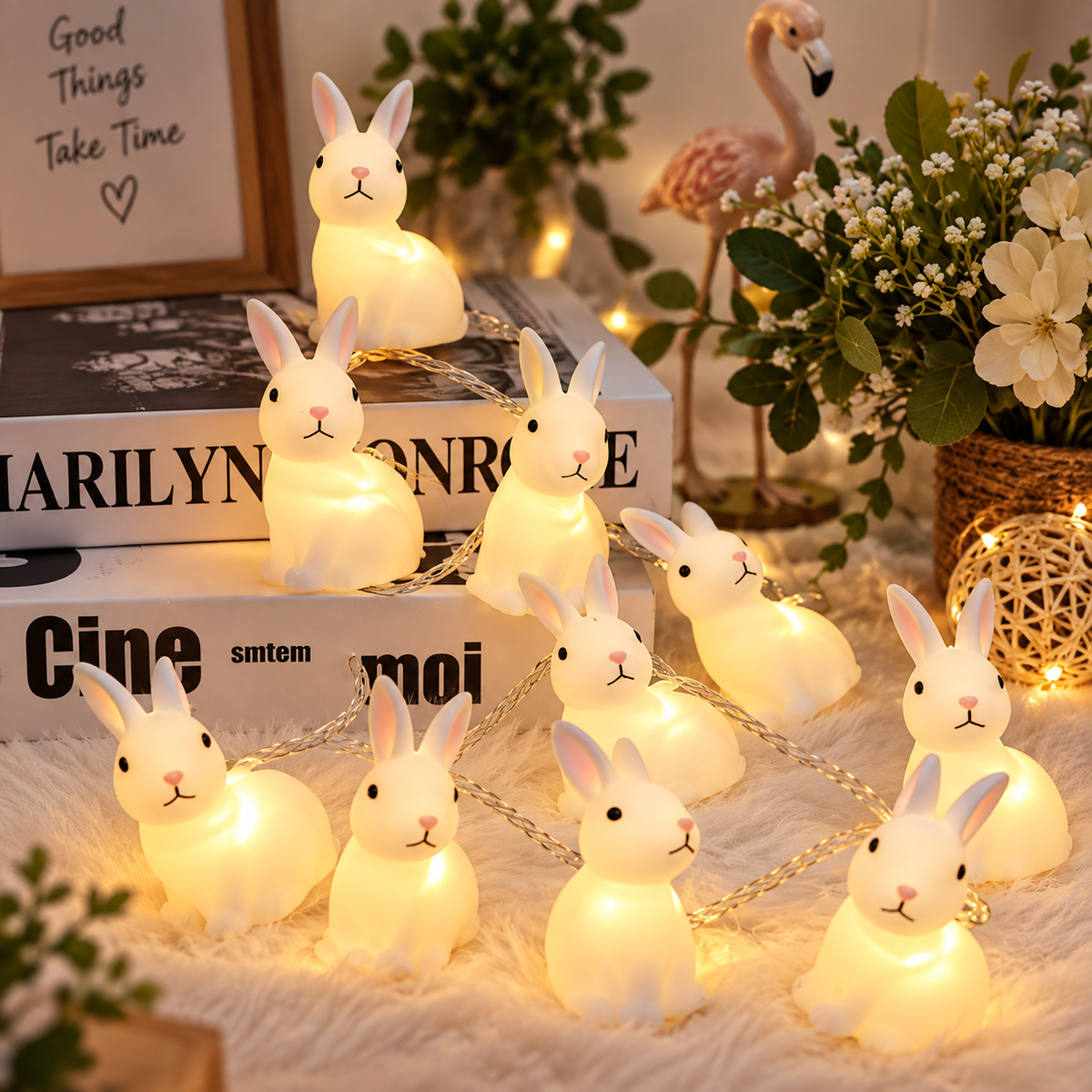 Guirlande lapin Déco Fête