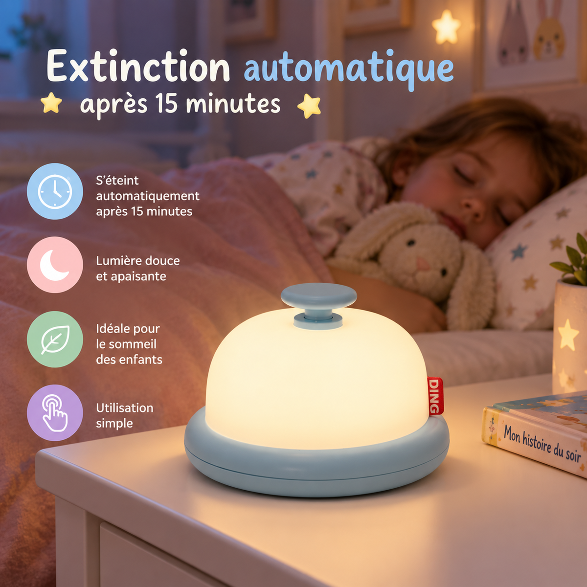 Veilleuse Kawaii Bébé