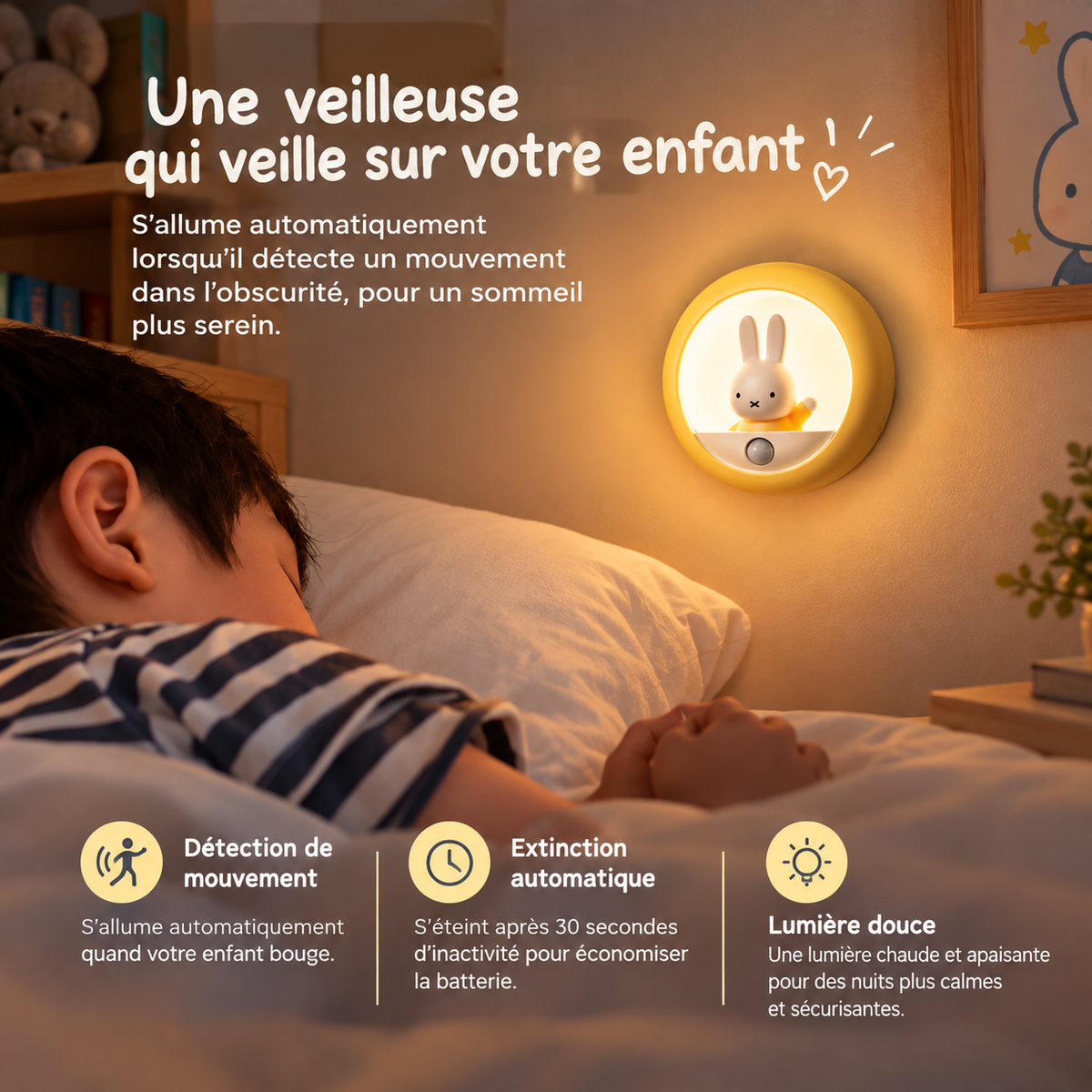 Veilleuse Miffy LED