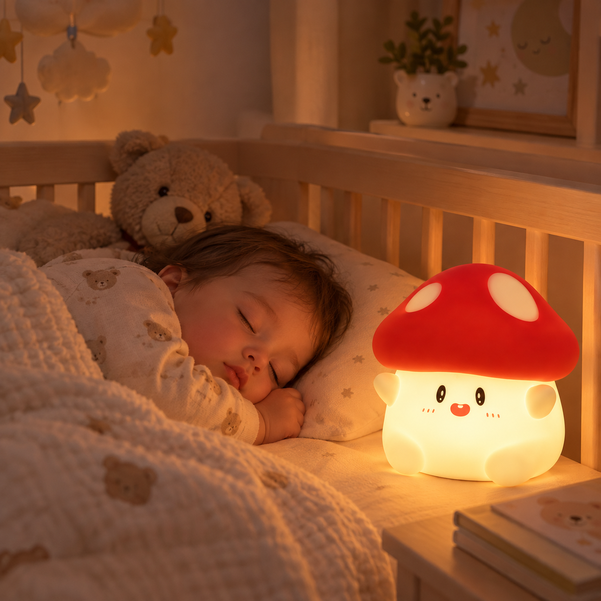 Veilleuse Champignon Tactile Minuteur