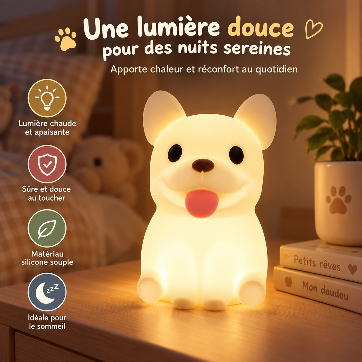 Veilleuse Bouledogue