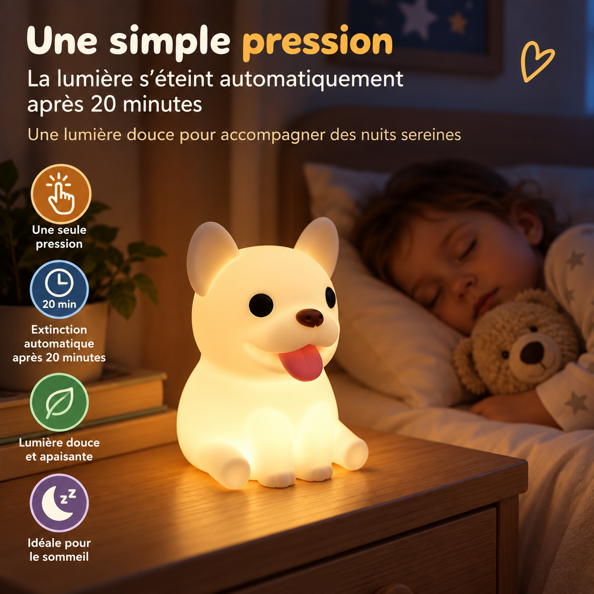 Veilleuse Bouledogue