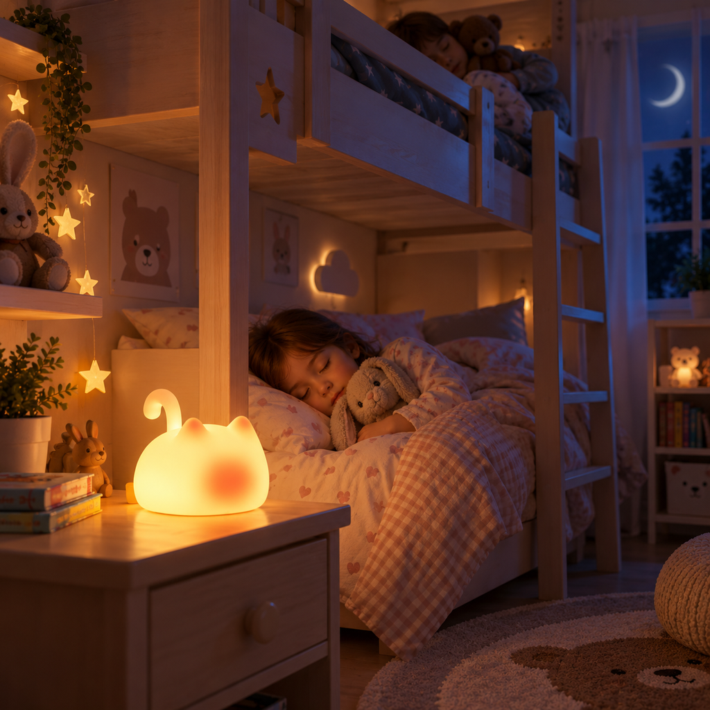 Veilleuse Chat LED Tactile