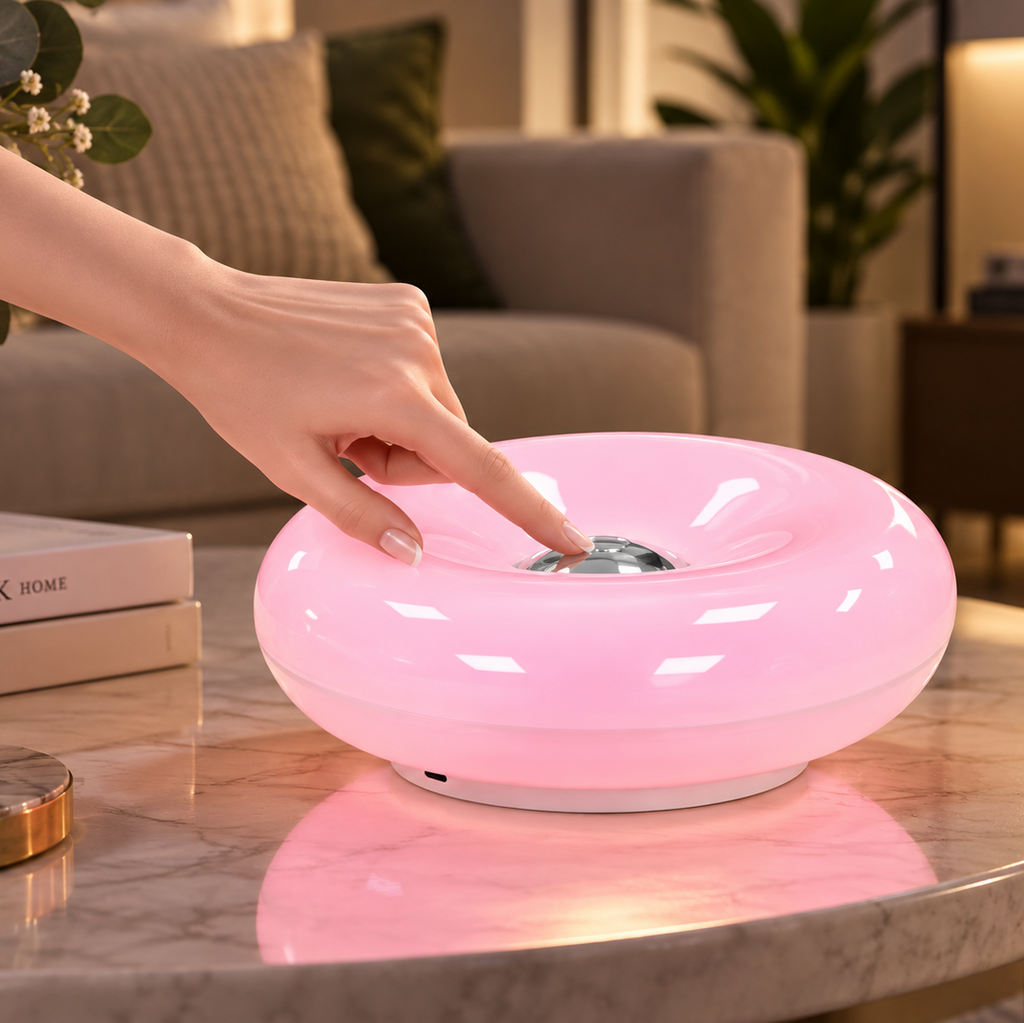 Lampe Donut Tactile 3 Tons de Lumière