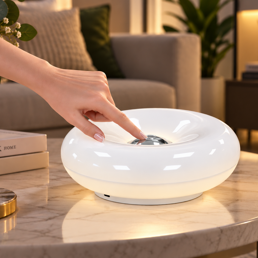 Lampe Donut Tactile 3 Tons de Lumière
