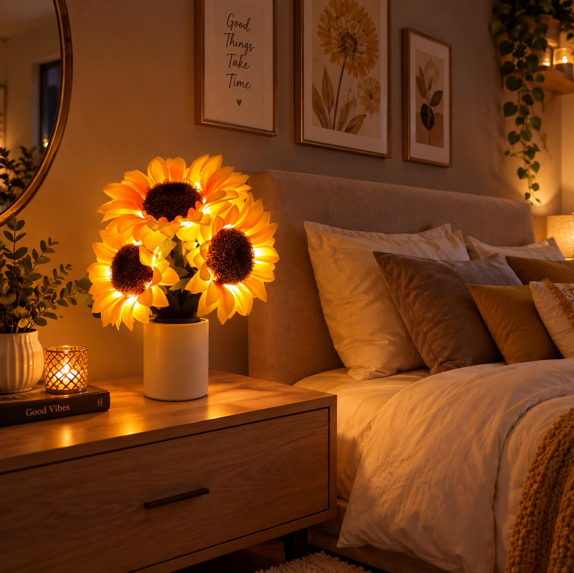 Veilleuse Lampe Tournesol