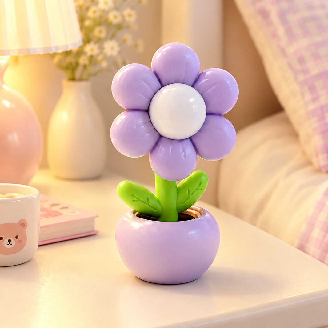 Mini Veilleuse Florale Pot
