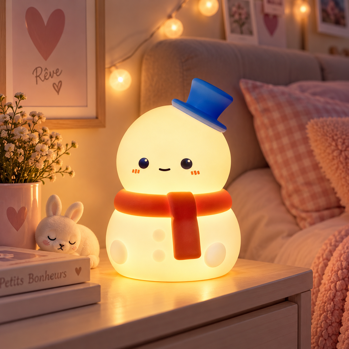 Veilleuse Bonhomme de Neige